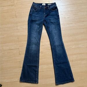 Dark Blue Flare Jeans